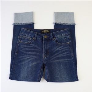 Versace Cuffed Skinny Jeans